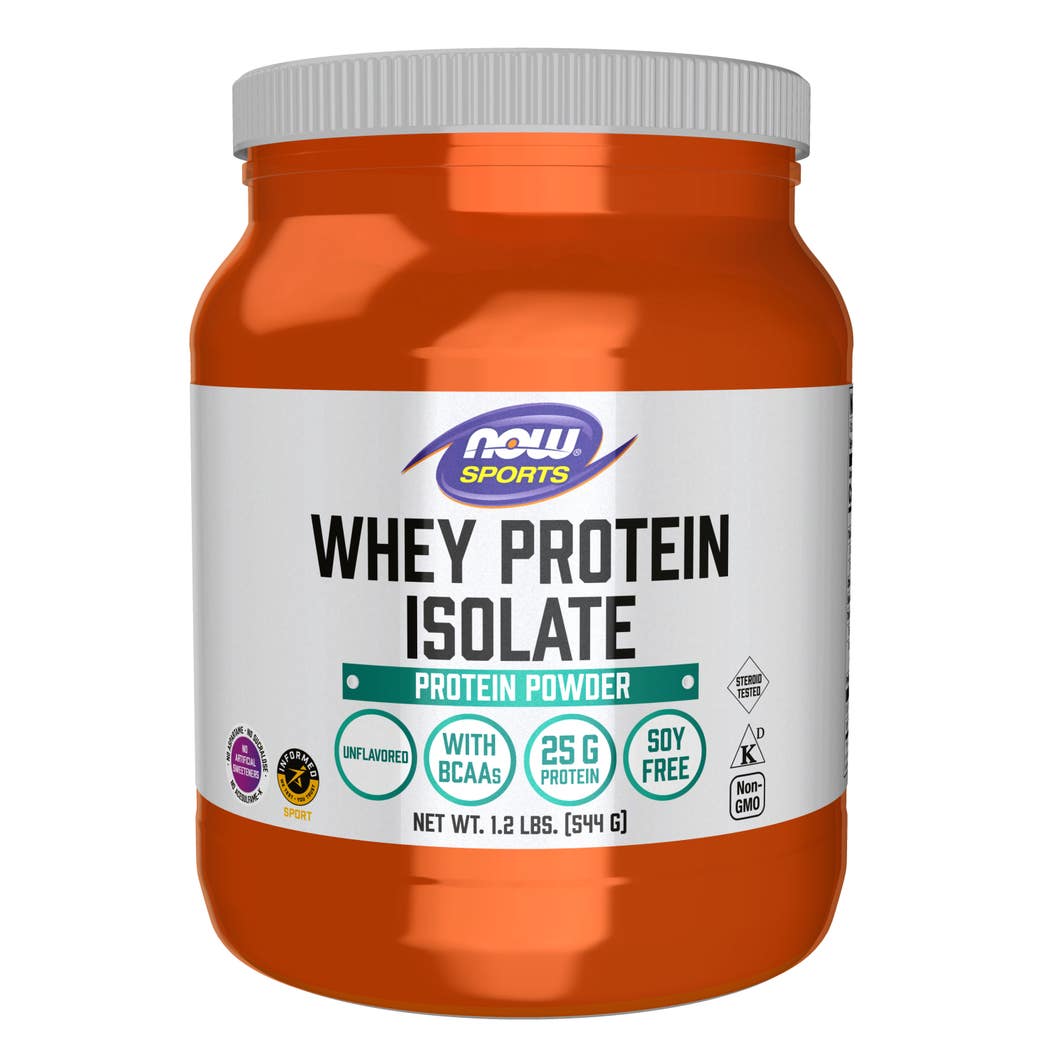 18 Now Sports Whey Protein Isolate , Unflavored , 544 g - Image 1