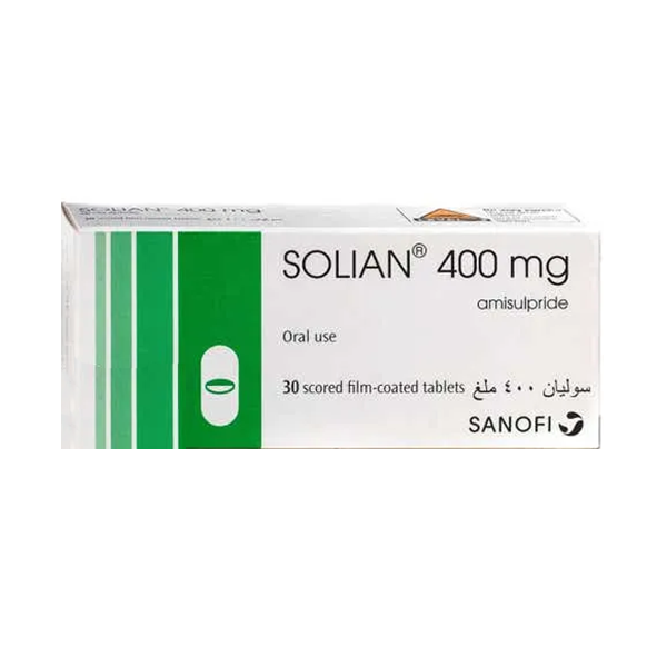 10 Solian 400 mg 30 Tablets - الصورة 1