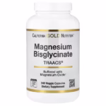 California Gold Nutrition, Magnesium Bisglycinate, Formulated with TRAACS®, 240 Veggie Capsules (100 mg per Capsule)