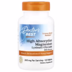 Doctor's Best, High Absorption Magnesium, 120 Tablets, 100 mg per Tablet