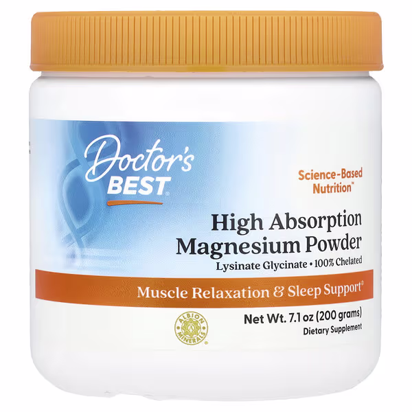 115 Doctor's Best, High Absorption Magnesium Powder, 200 g - Image 1