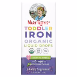MaryRuth's, Toddler Iron Organic Liquid Drops, 1-3 Years, Grape, 3.5 mg, 60 ml