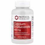 Protocol for Life Balance, Calcium D-Glucarate, 500 mg, 90 Veg Capsules