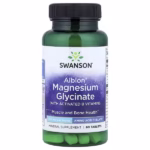 Swanson, Albion® Magnesium Glycinate with Activated B Vitamins, 60 Tablets
