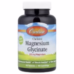 Carlson, Chelated Magnesium Glycinate, 200 mg, 90 Tablets