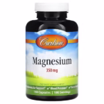 Carlson, Magnesium, 350 mg, 180 Capsules