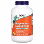 NOW Foods, Magnesium Inositol Relax, Lemonade, 454 g