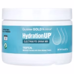 California Gold Nutrition, Beverages, HydrationUP®, Electrolyte Drink Mix with Calcium, Potassium, Vitamin C, and Vitamin E, Tropical, 8 oz (227 g)