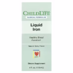 ChildLife Clinicals, Liquid Iron, Natural Berry, 4 fl oz (118 ml)