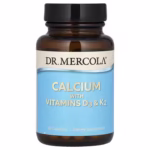 Dr. Mercola, Calcium with Vitamins D3 & K2, 30 Capsules