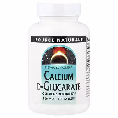 44 Source Naturals, Calcium D-Glucarate, 120 Tablets (500 mg per Tablet) - الصورة 1