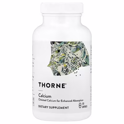 54 Thorne, Calcium, 120 Capsules (250 mg per Capsule) - Image 1