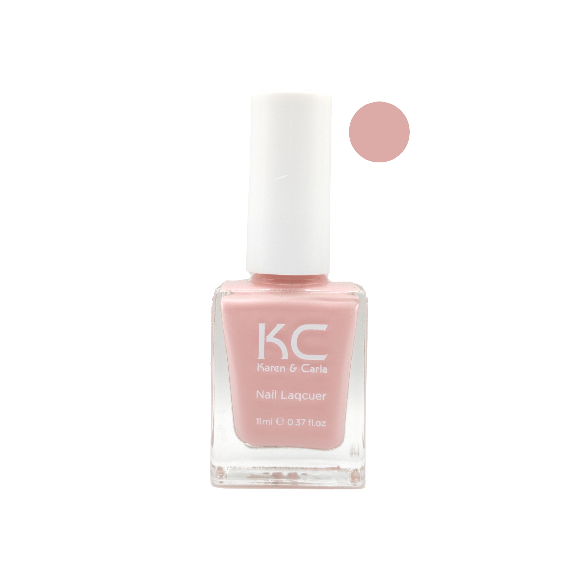 5acba0e9-1539-45e0-9e76-ff04cfb49f27 Karen & Carla Nail Polish 11ml, Dark Pink 132 - Image 1