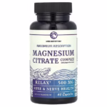 Nobi Nutrition, Magnesium Citrate Complex with Magnesium Oxide, 60 Capsules