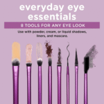 Real Techniques Everyday Eye Essentials Makeup Brush Kit - 8 Pieces - Image 3