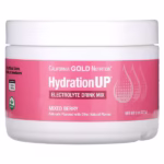 California Gold Nutrition, HydrationUP®, Electrolyte Drink Mix with Calcium, Potassium, Vitamin C, and Vitamin E, Mixed Berry, 8 oz (227 g)