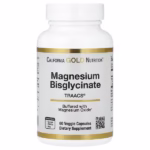 California Gold Nutrition, Magnesium Bisglycinate, Formulated with TRAACS®, 60 Veggie Capsules (100 mg per Capsule)