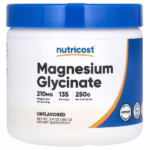 Nutricost, Magnesium Glycinate, Unflavored , 250 g