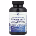 Nobi Nutrition, Magnesium Citrate Complex with Magnesium Oxide, 500 mg, 120 Capsules