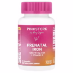 Pink Stork, Prenatal Iron With Vitamin C, 60 Capsules