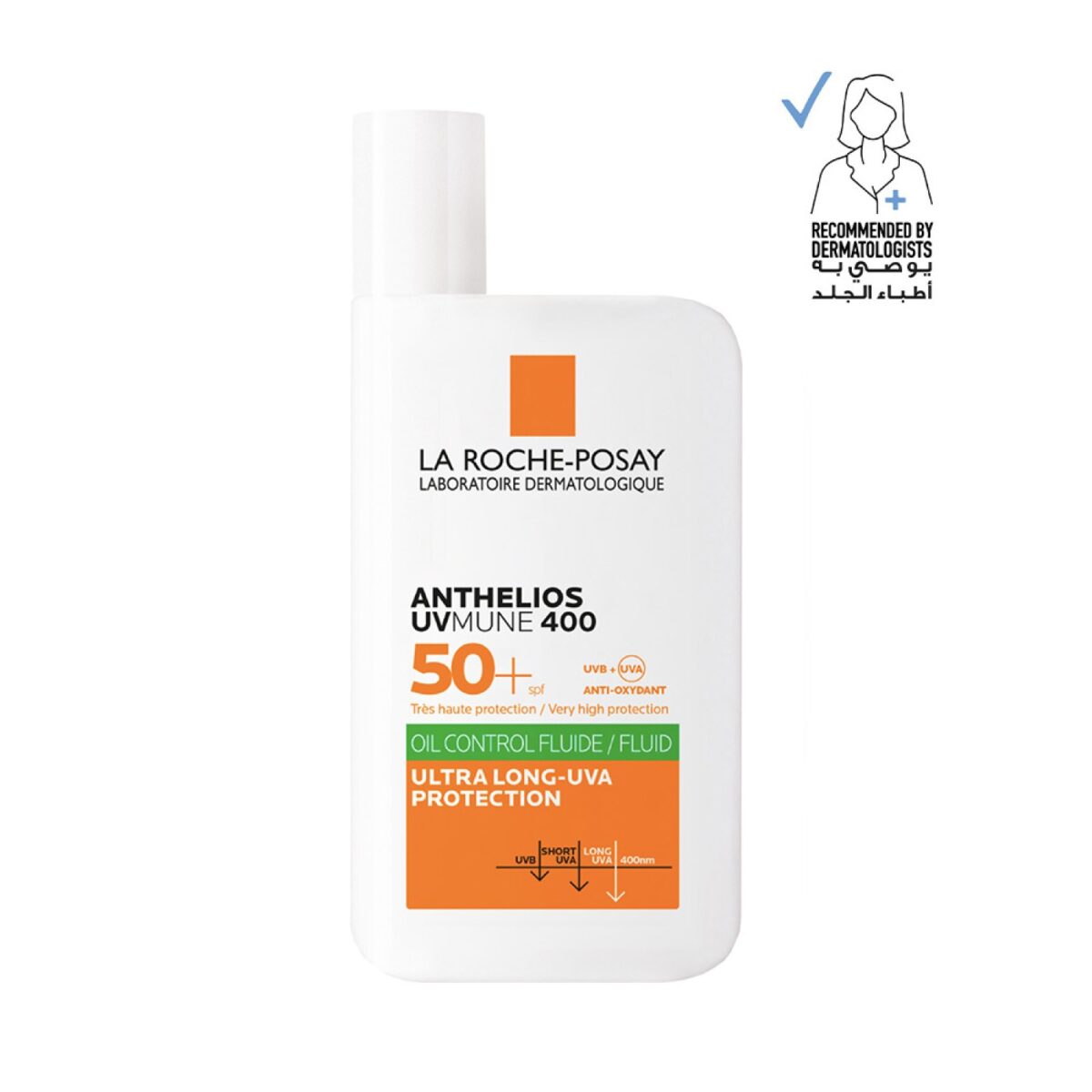 La Roche-Posay Innovation Anthelios UVMune 400 Oil Control Fluid Sunscreen SPF 50+ - 50ml - Image 5