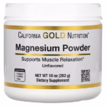California Gold Nutrition, Magnesium Powder Beverage, Unflavored, 10 oz (283 g)