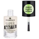 Essence Super Matte Top Coat Clear Matte Effect Nail Polish 8ml