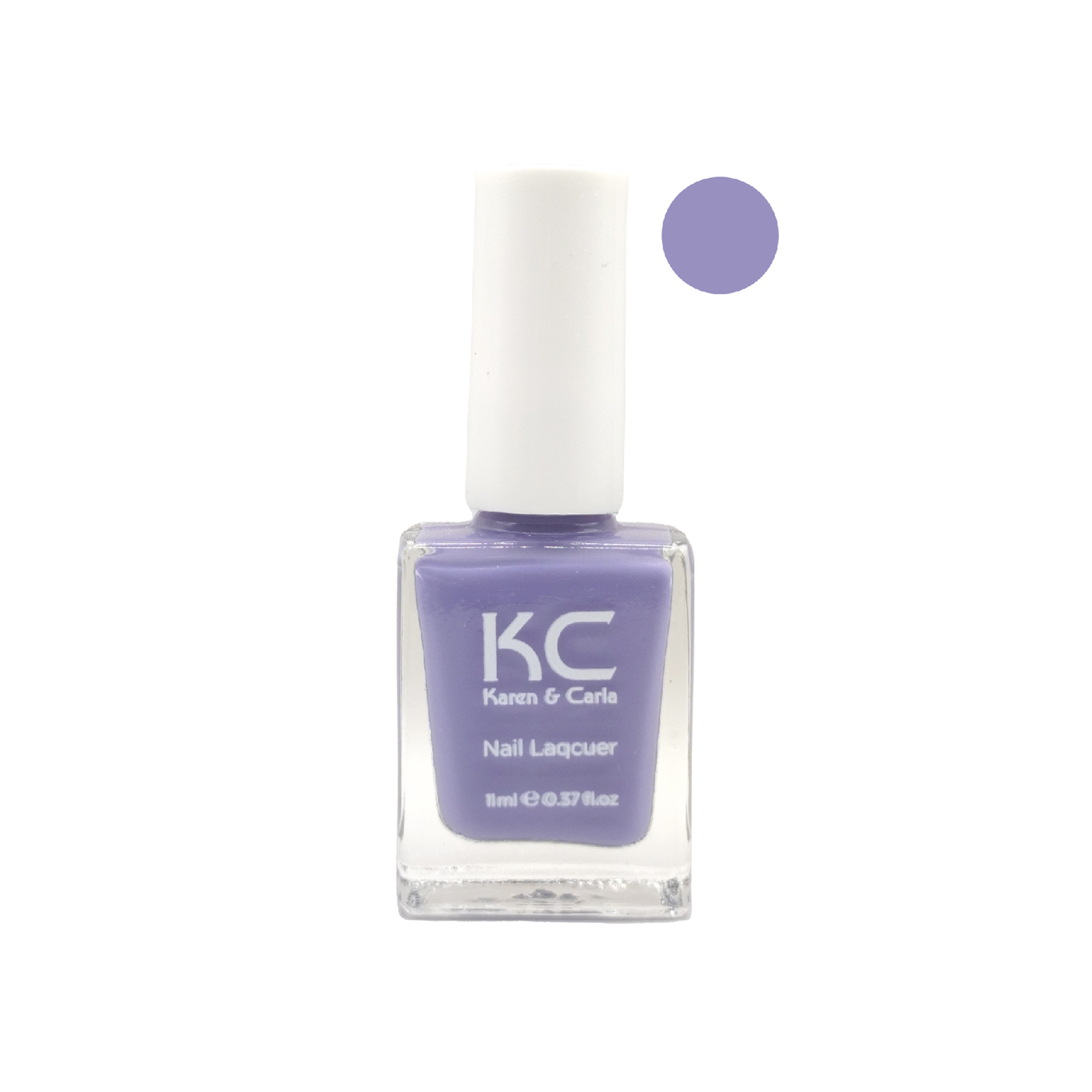 d9b64076-557a-4ca5-a8e3-7e6d9c156b96 Karen & Carla Nail Polish 11ml, Light Lavender 112 - الصورة 1