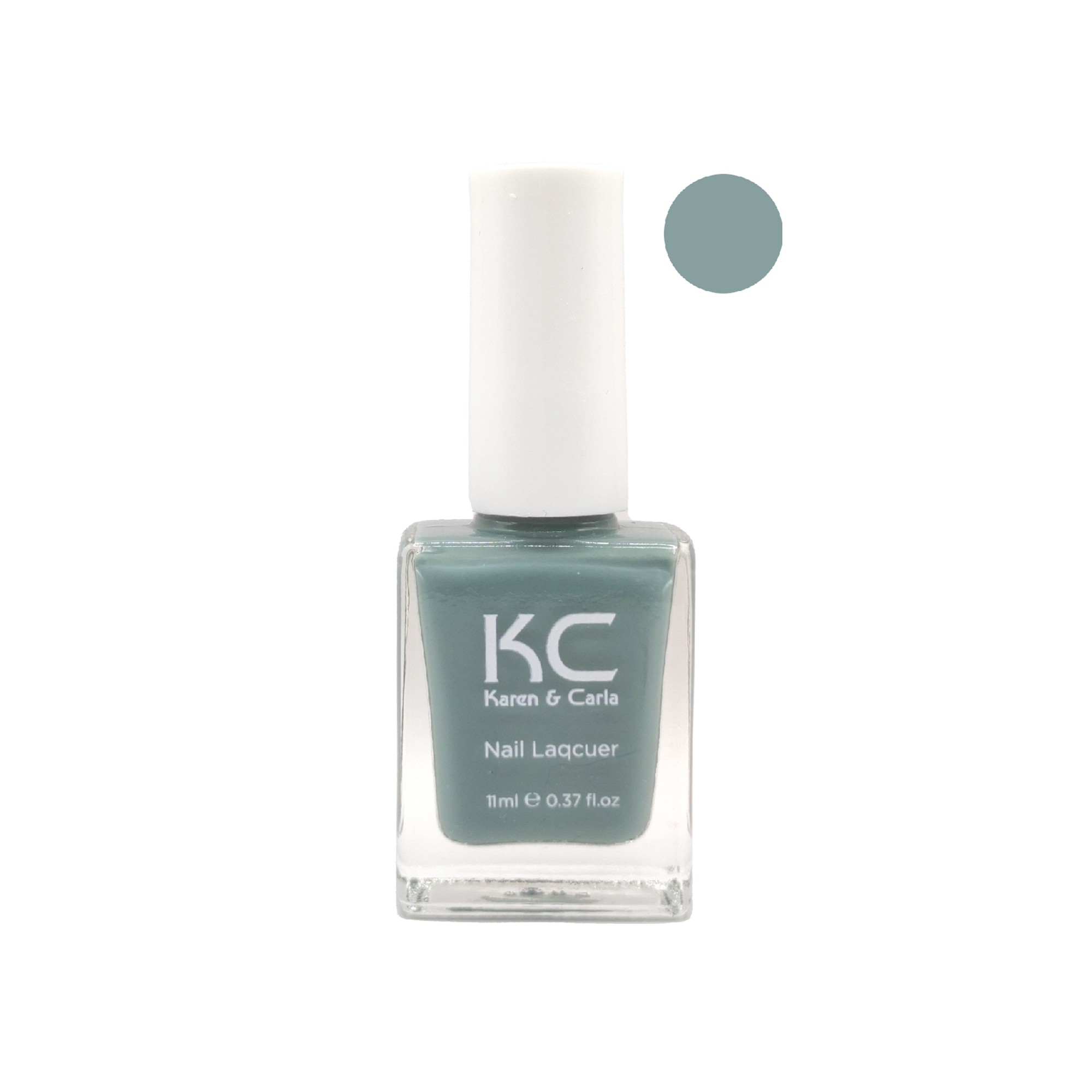 ea624565-efe4-44bd-81e6-7c10fa05cbdf Karen & Carla Nail Polish 11ml, Icy Mint 111 - Image 1