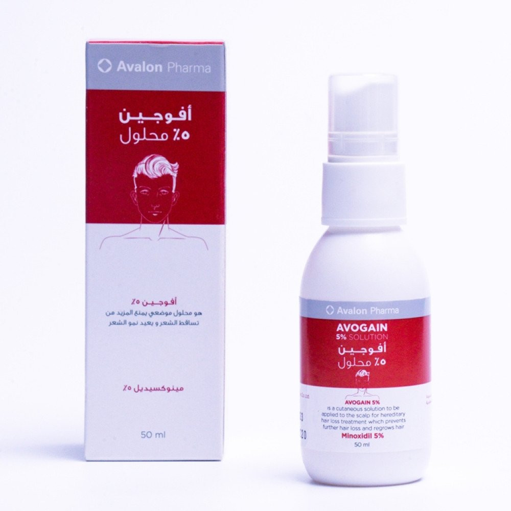 f41472e3-13ff-44d0-8f84-a4b325a8b6f5 Avalon Pharma Avogain 5% Minoxidil solution 50ml - الصورة 1