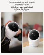 ⁦eufy Home Baby Monitor HD Wi-Fi Pan/Tilt Camera with Alerts and 8x Zoom⁩ - الصورة ⁦5⁩