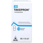 Takepron 30 mg Lansoprazole Capsules 14 Count