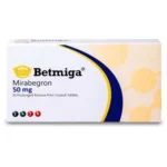 Betmiga 50 mg mirabegron 30 Tablets