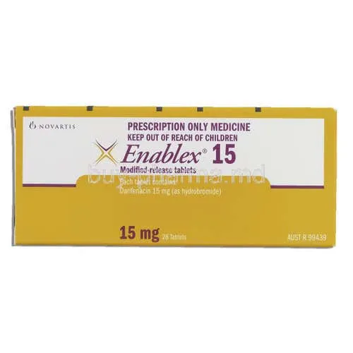 imgi_12_image Enablex 15 mg darifenacin 28 Tablets - Image 1