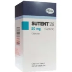 Sutent 50 mg Sunitinib Capsules 30 Count