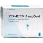 Zometa 4 mg/5 mL zoledronic acid powder for concentrate – single vial