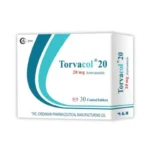Torvacol 20 mg atorvastatin Tablets × 30