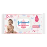 Johnson & Johnson - Baby Wipes - Gentle All Over, Pack of 72 Wipes
