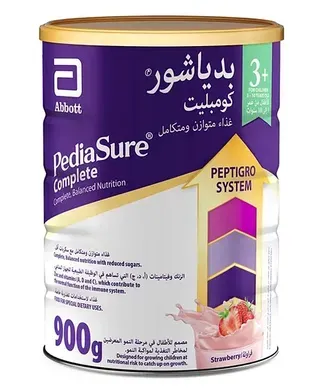 imgi_312_cGF0aD0lMkZtZWRpYSUyRmNhdGFsb2clMkZwcm9kdWN0JTJGMzYyMDYyMzQtUEVESUFTVVJFXzczMzYtMS53ZWJwJmZpdD1jb3ZlciZ3aWR0aD0zMjA Pediasure - Baby Milk Powder( 3+) - Strawberry - 900gm - Image 1