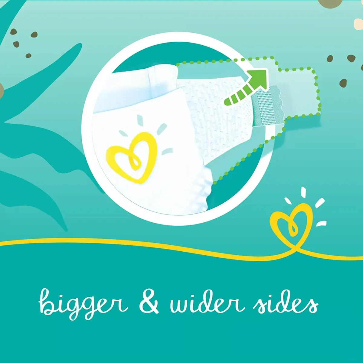 ⁦Pampers Baby-Dry Diapers, Size 4, 9-14Kg 76Pc⁩ - الصورة ⁦3⁩