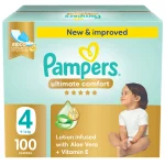 Pampers Ultimate Comfort Taped Diapers, Size 4