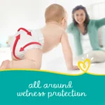 ⁦Pampers Baby-Dry Diapers, Size 4, 9-14Kg 76Pc⁩ - الصورة ⁦4⁩