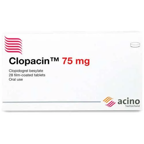 imgi_45_image Clopacin 75 mg clopidogrel Tablets × 28 - Image 1