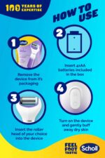 Scholl Expert care File & Smooth 2-In-1 Electronic Foot File - Image 3