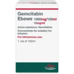 Gemcitabin 1000 mg/100 ml 1 Vial - Ebewe