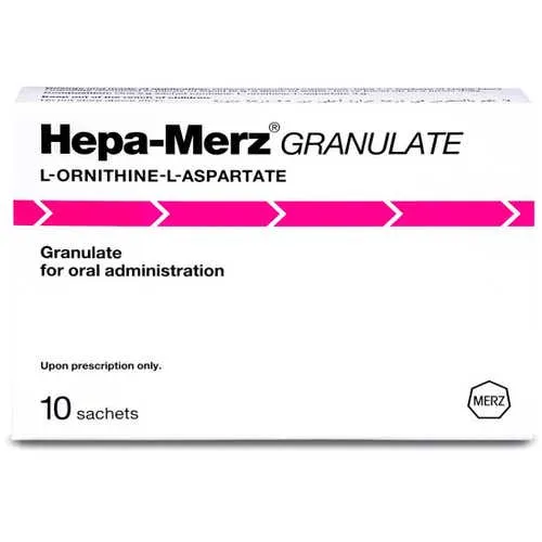 Hepa‑Merz 3 g L‑Ornithine L‑Aspartate Granules 10 Count