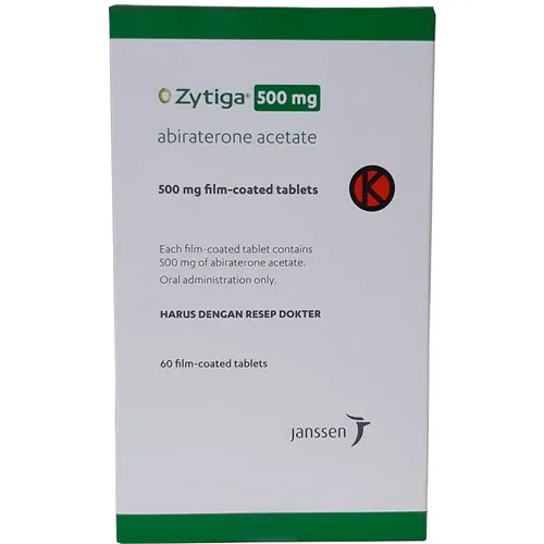 imgi_48_image Zytiga 500 mg abiraterone acetate film‑coated Tablets × 60 - الصورة 1