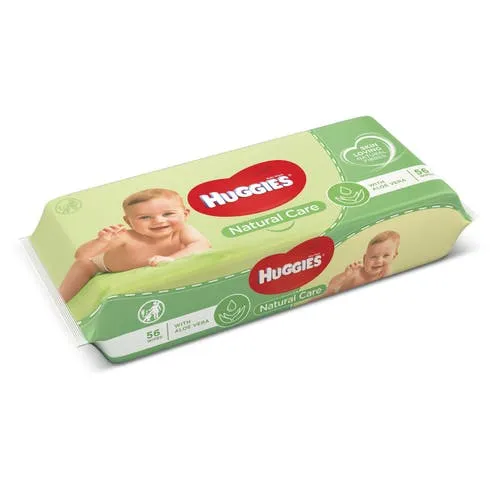 imgi_48_image Huggies Baby Wipes Natural Care 56 pcs - Image 1