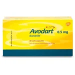 Avodart 0.5 mg dutasteride 30 Capsules