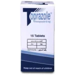 Toprazole 40 mg Pantoprazole Tablets 15 Count